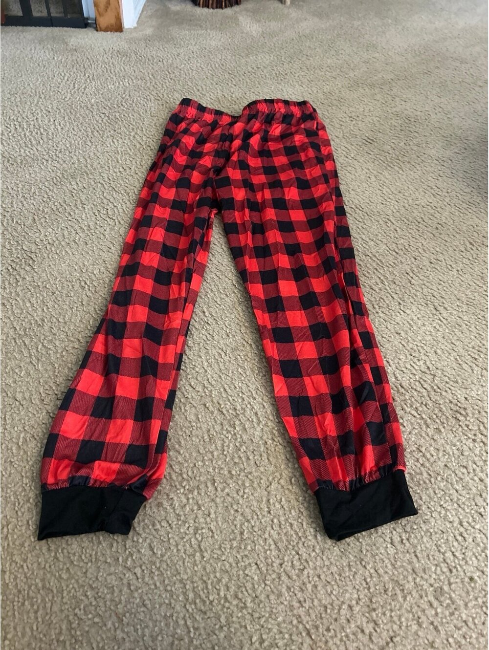 C276 woman pants pijama plaid size large